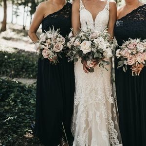 David’s bridal navy dress